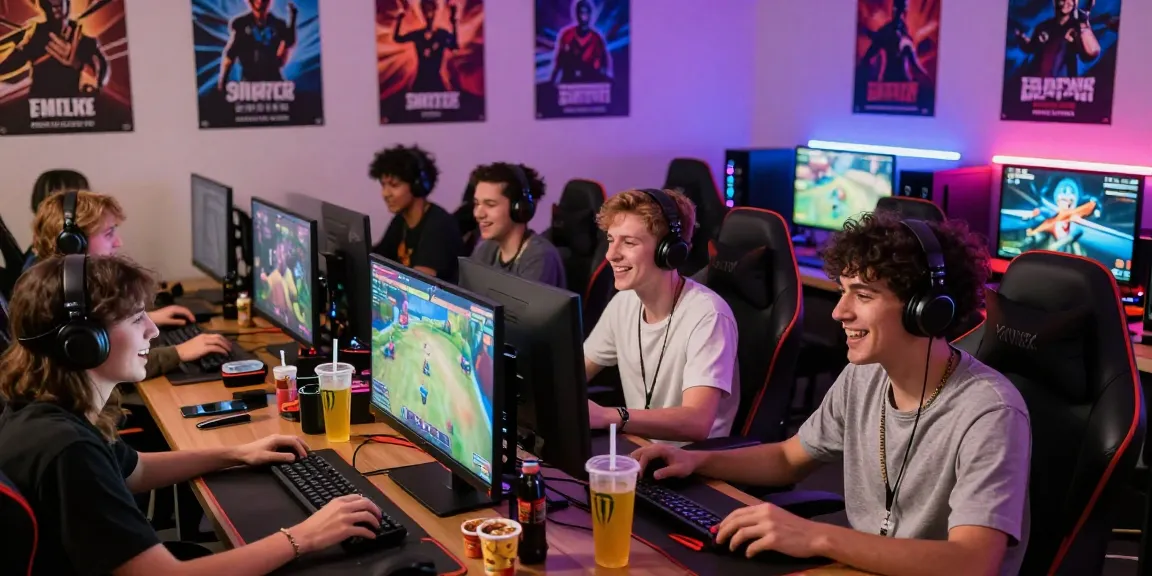 Engaging gaming community playing rokok88, showcasing vibrant atmosphere and social interaction.