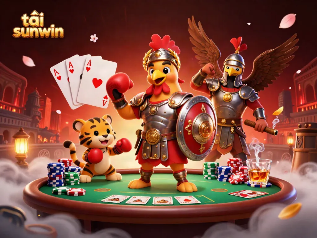 Join the excitement and download tải sunwin for thrilling poker action with vibrant characters and elements.