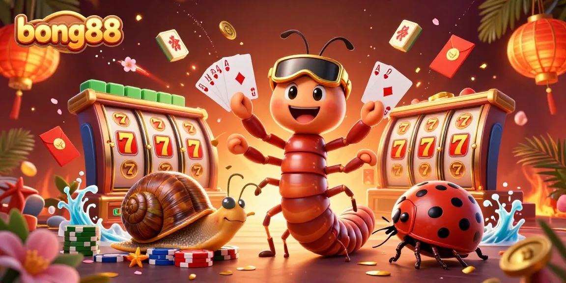 Experience thrilling moments at bong88 with animated characters engaging in vibrant casino games.