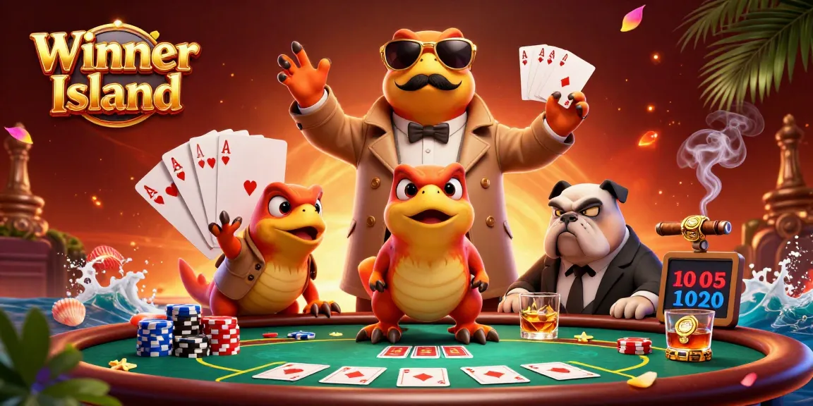 Enjoy playing at Winner Island with exciting games and vibrant casino ambiance.