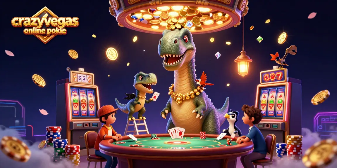 Experience the magic of crazyvegas online pokie with vibrant 3D characters and animated slot reels.